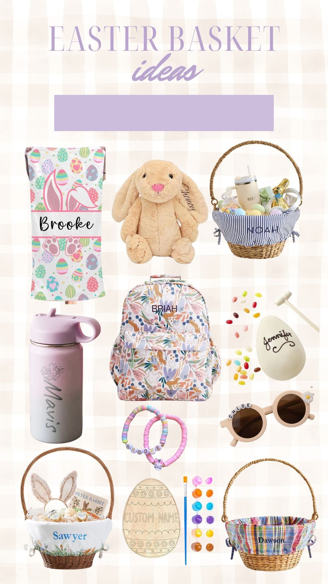 Fun Easter basket ideas!🐰 So many cute personalized gifts! 

#LTKSeasonal #LTKStyleTip #LTKKids