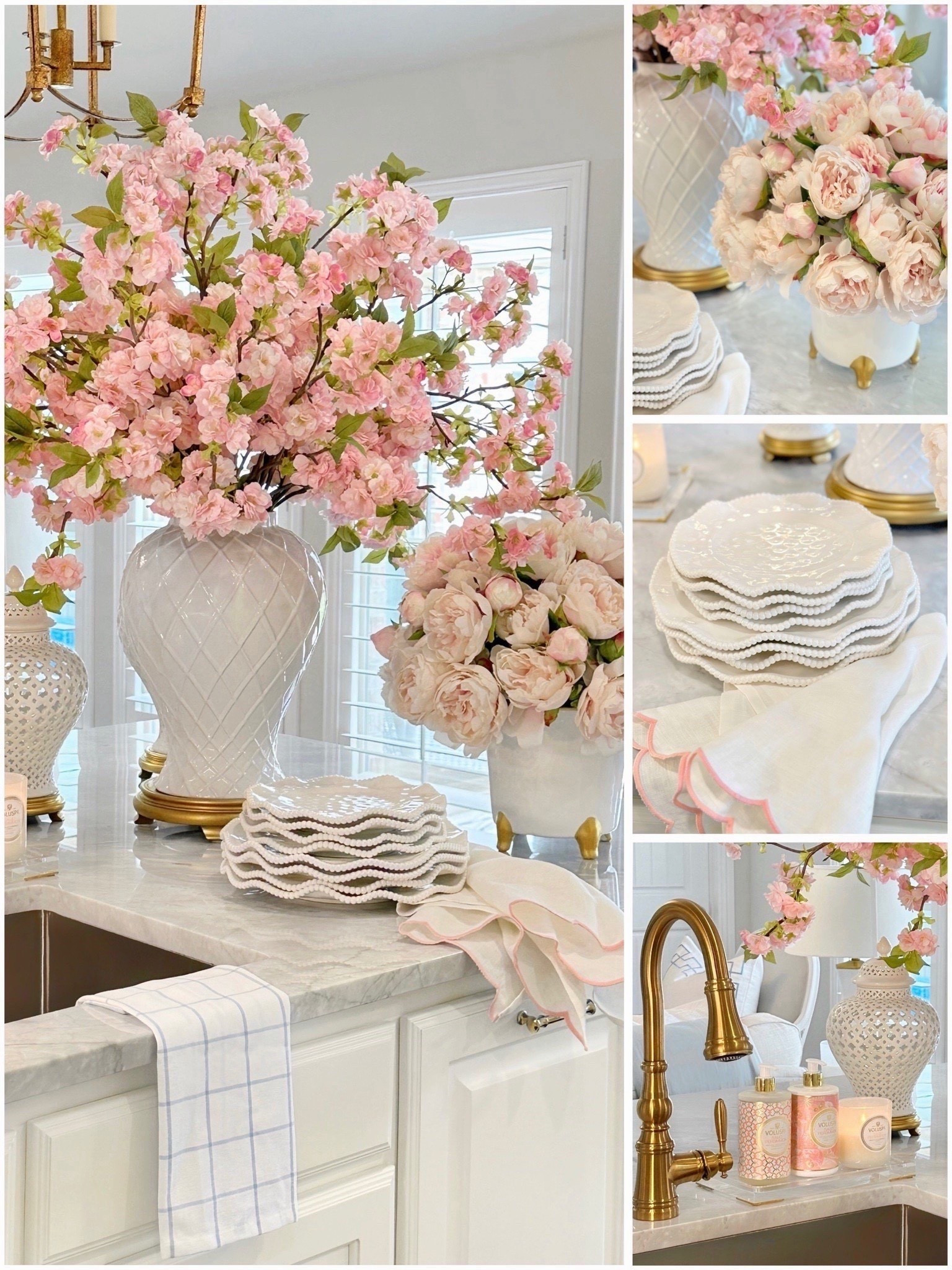 Spring decor kitchen island styling 

#LTKHome #LTKSaleAlert