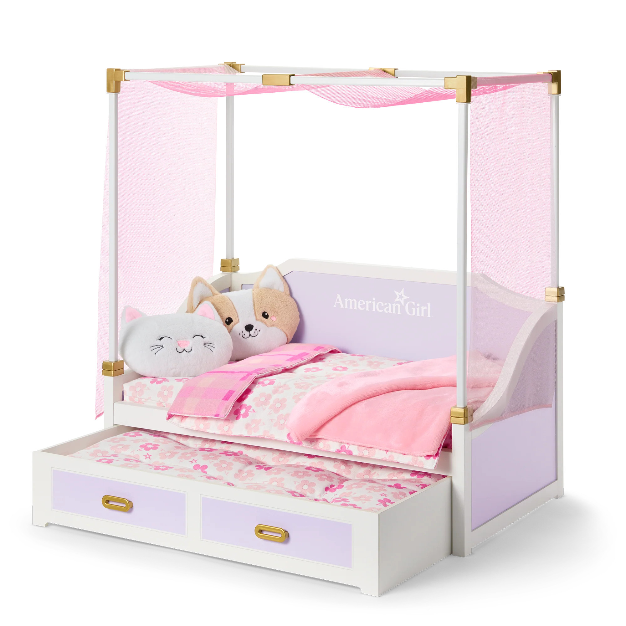 All Set for Sleepovers Canopy Bed for 18-inch Dolls | American Girl