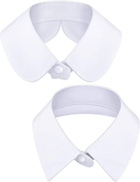SATINIOR 2 Pieces Fake Collar Detachable Dickey Collar False Lapel Blouse Collar Women's Faux Fak... | Amazon (US)