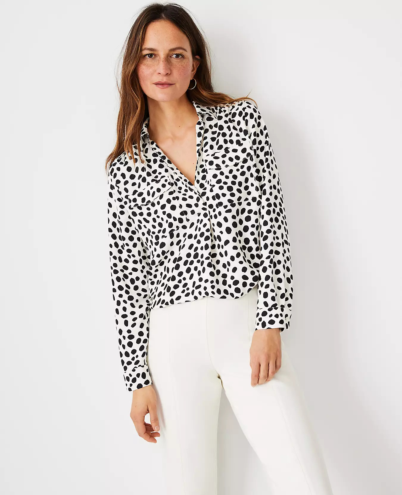 Animal Print Camp Shirt | Ann Taylor | Ann Taylor (US)