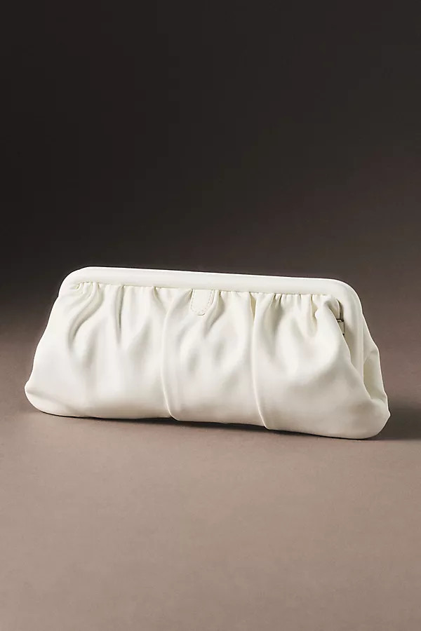 Olga Berg Catherine Gathered Clutch | Anthropologie (US)
