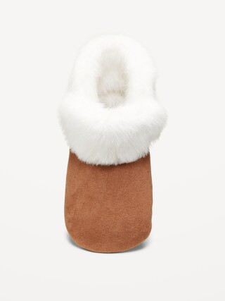 Cozy Faux-Fur Cuffed Booties for Toddler & Baby | Old Navy (US)