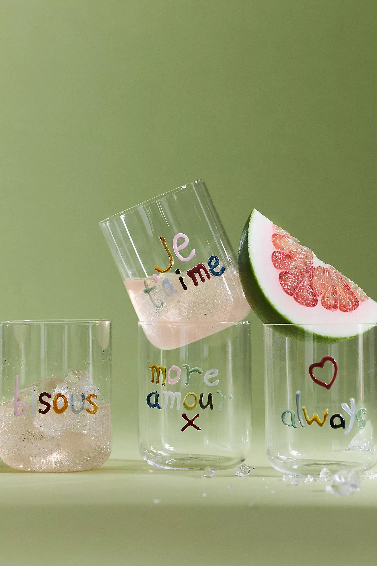 Love Notes Juice Glass | Anthropologie (US)