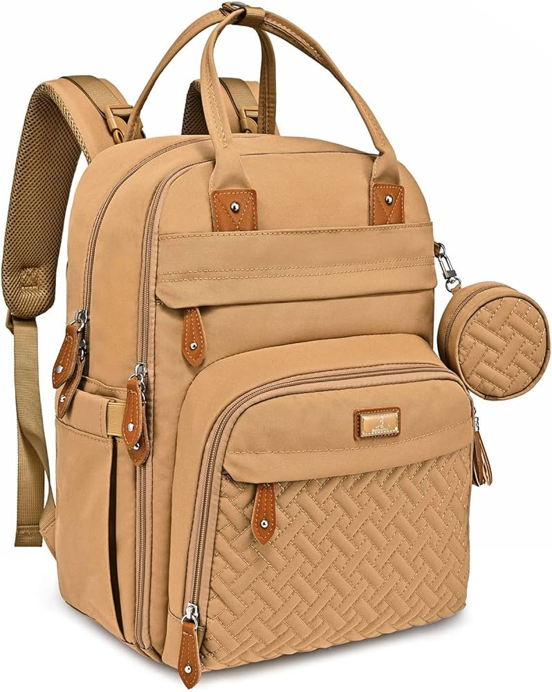 BabbleRoo Diaper Bag Backpack, Nappy Changing Bags Multifunction Waterproof Travel Back Pack with... | Amazon (US)
