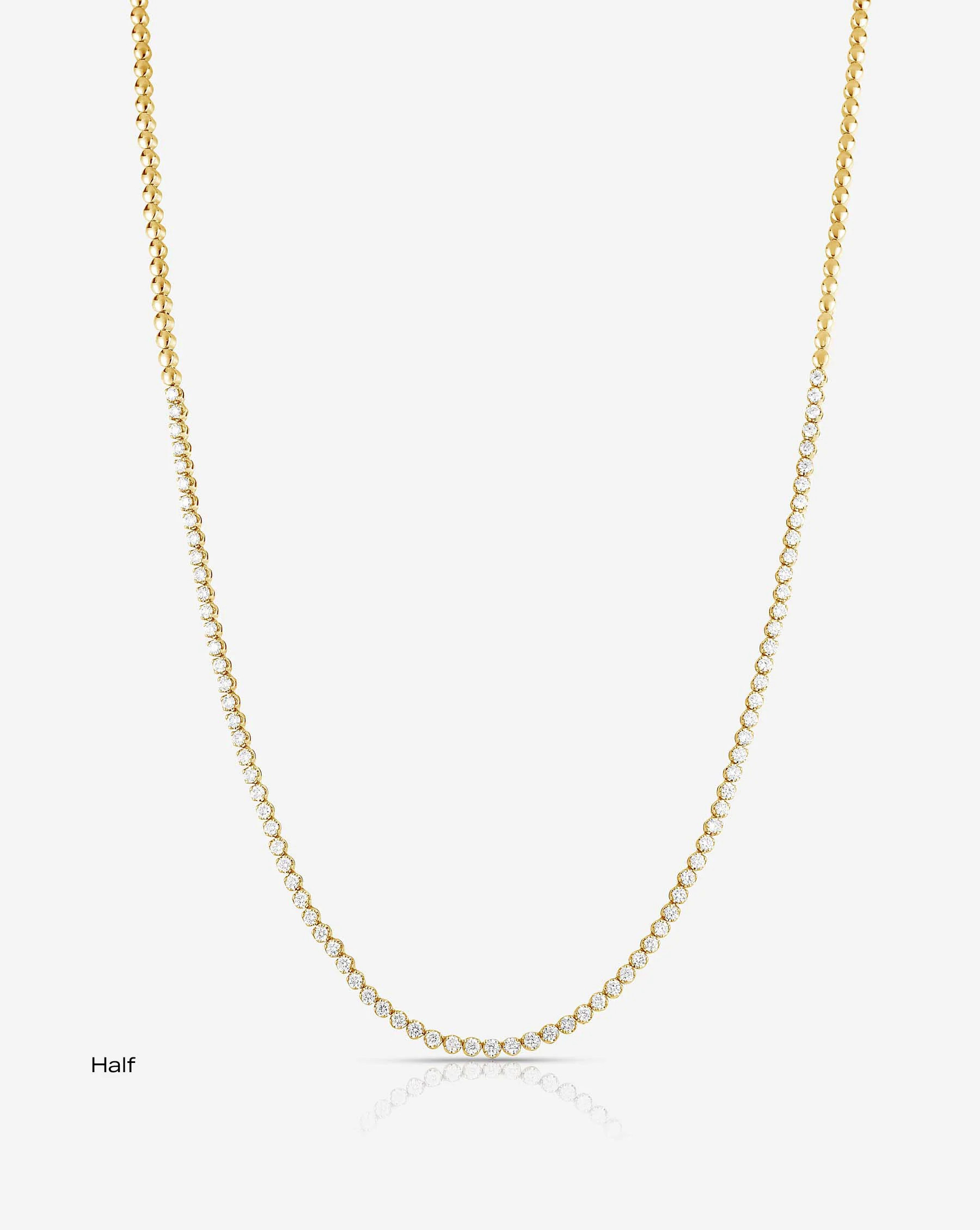 Mini Diamond Tennis Necklace | Ring Concierge
