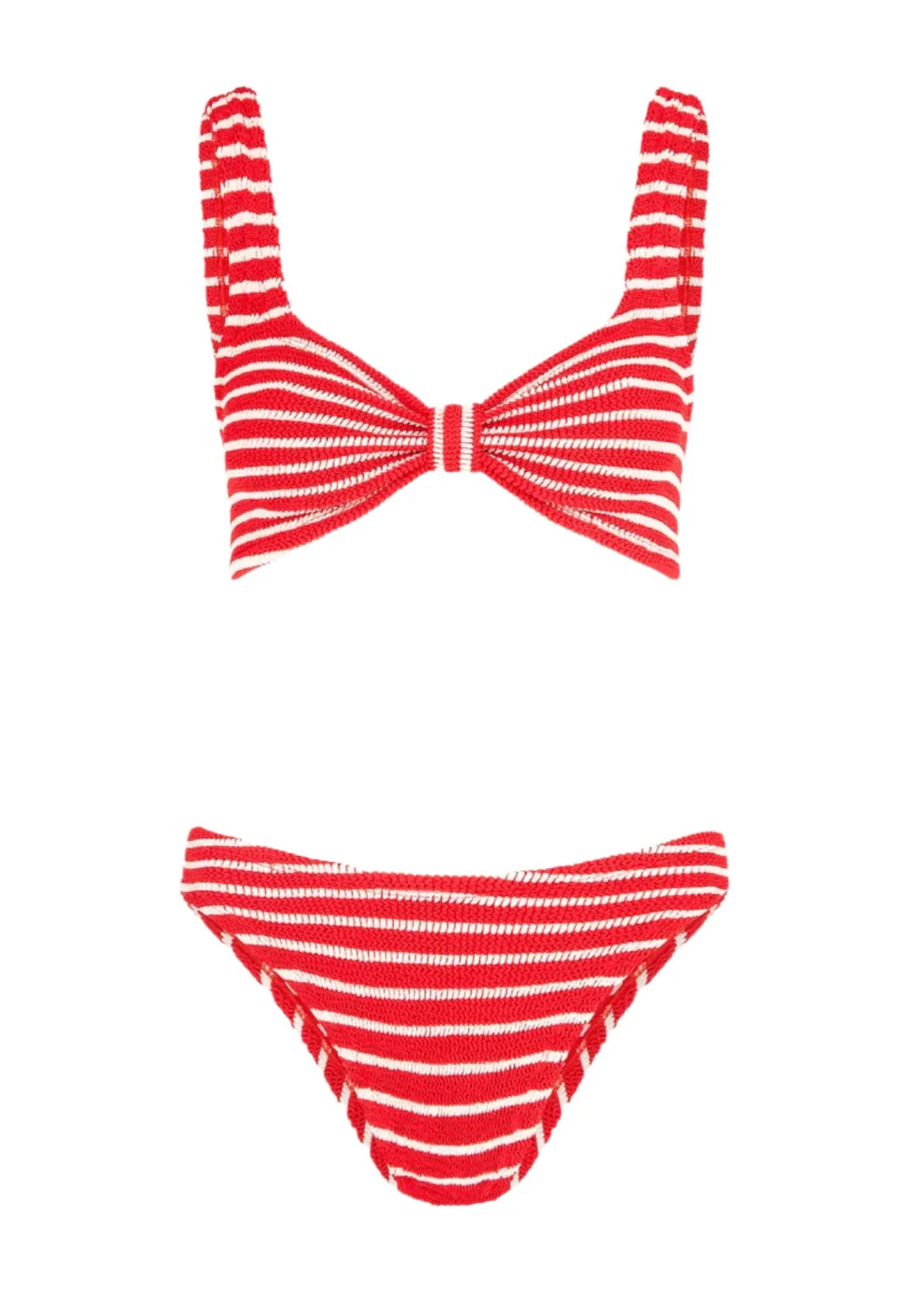 Bonnie Bikini in Red/White Stripe | Over The Moon