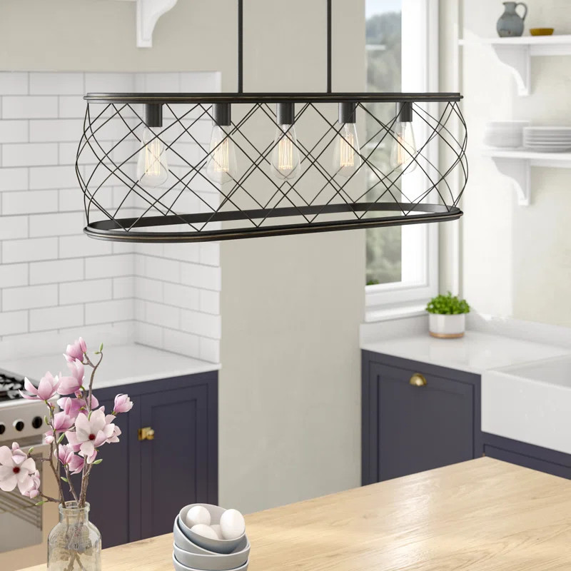 Meryl 5 - Light Kitchen Island Linear Pendant | Wayfair North America