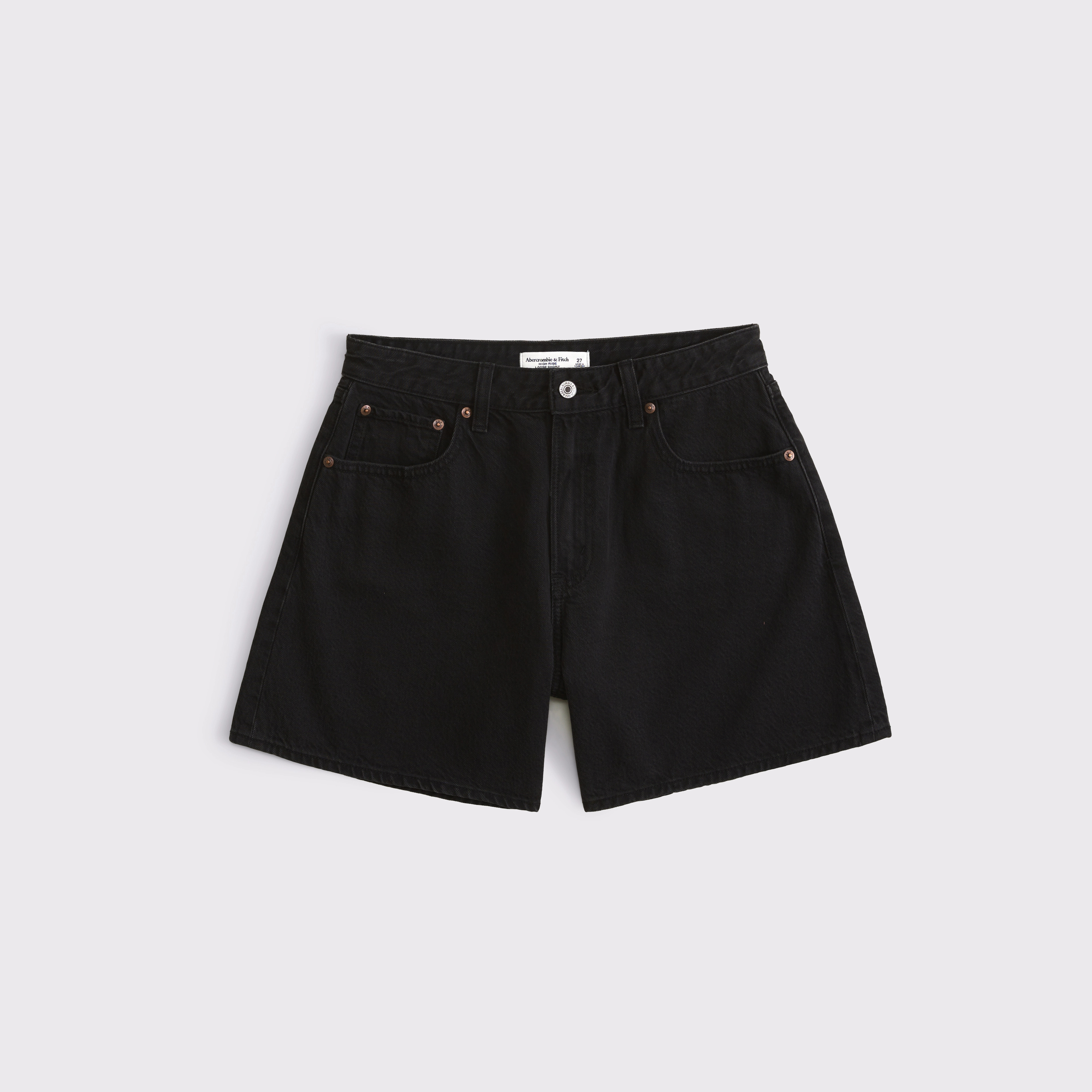 Curve Love High Rise Loose Short | Abercrombie & Fitch (US)