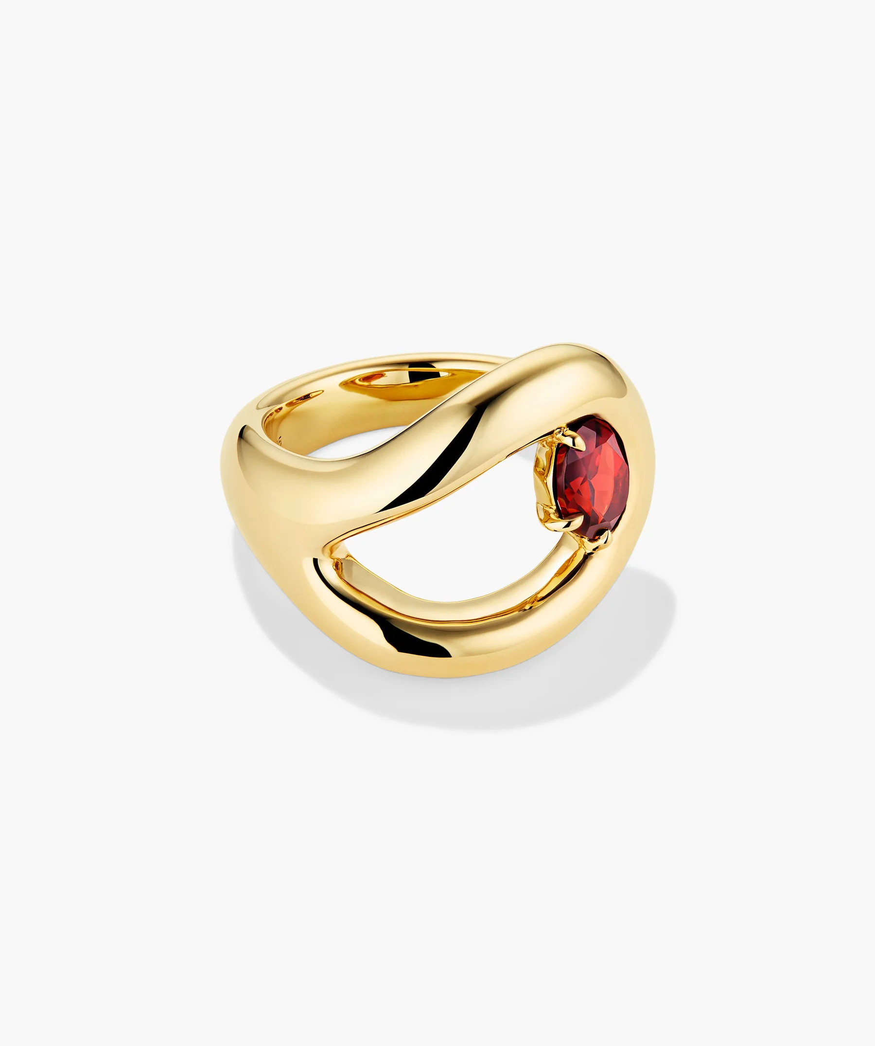 Organic Dôme Curve Gemstone Ring | Mejuri Fine Crew