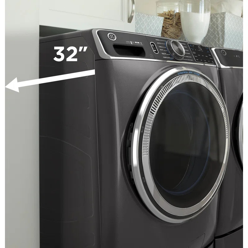 GE Appliances Smart 4.8 cu. ft. Energy Star Front Load Washer with Odorblock | Wayfair North America