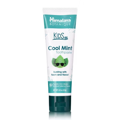 Himalaya Botanique Kids Toothpaste, Cool Mint Flavor 4 oz | Target