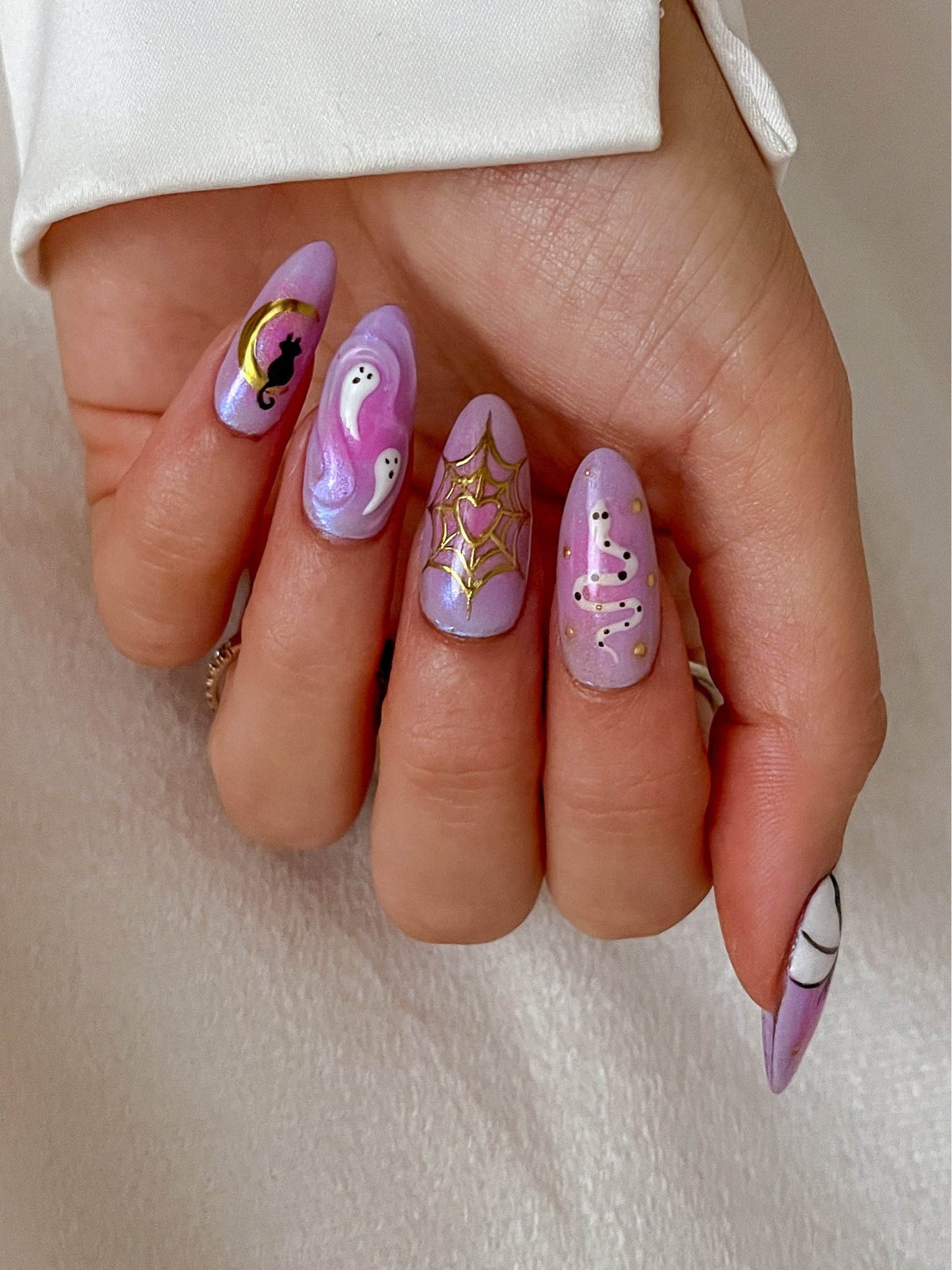 Pastel Halloween nails 💅🏼 

#LTKHoliday #LTKHalloween #LTKbeauty