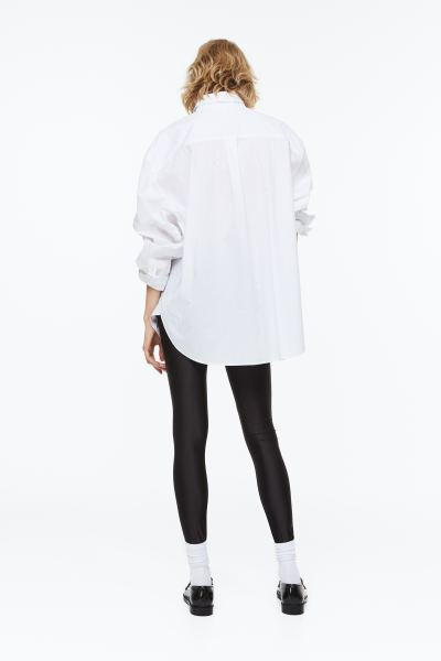 Cotton Poplin Shirt | H&M (US + CA)