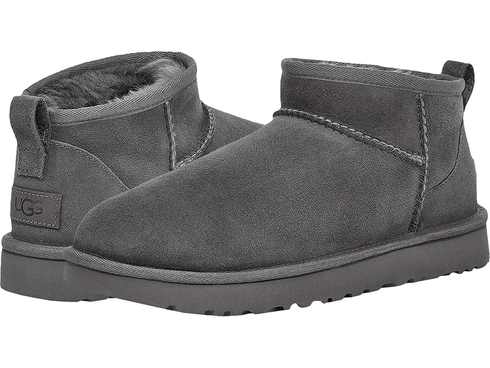 UGG Classic Ultra Mini (Grey) Women's Shoes | Zappos