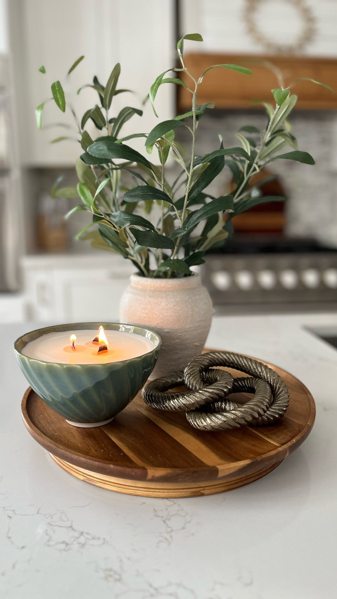 More winter decor ideas. Love these neutral & green tones for the kitchen  

#LTKFindsUnder50 #LTKHome #LTKSeasonal