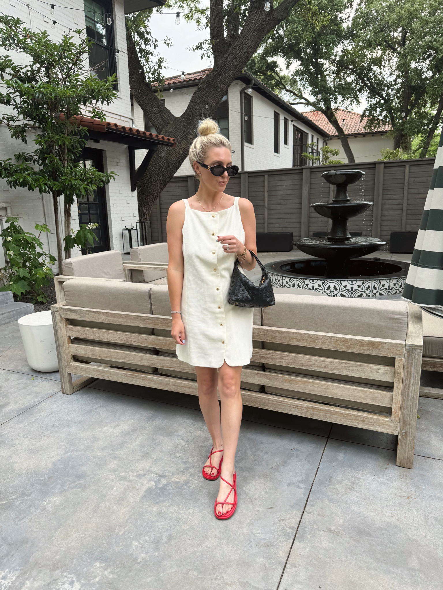 A moment for this dress and sandals from @bloomingdales #bloomingdales #ad

#LTKSeasonal #LTKfindsunder100 #LTKshoecrush