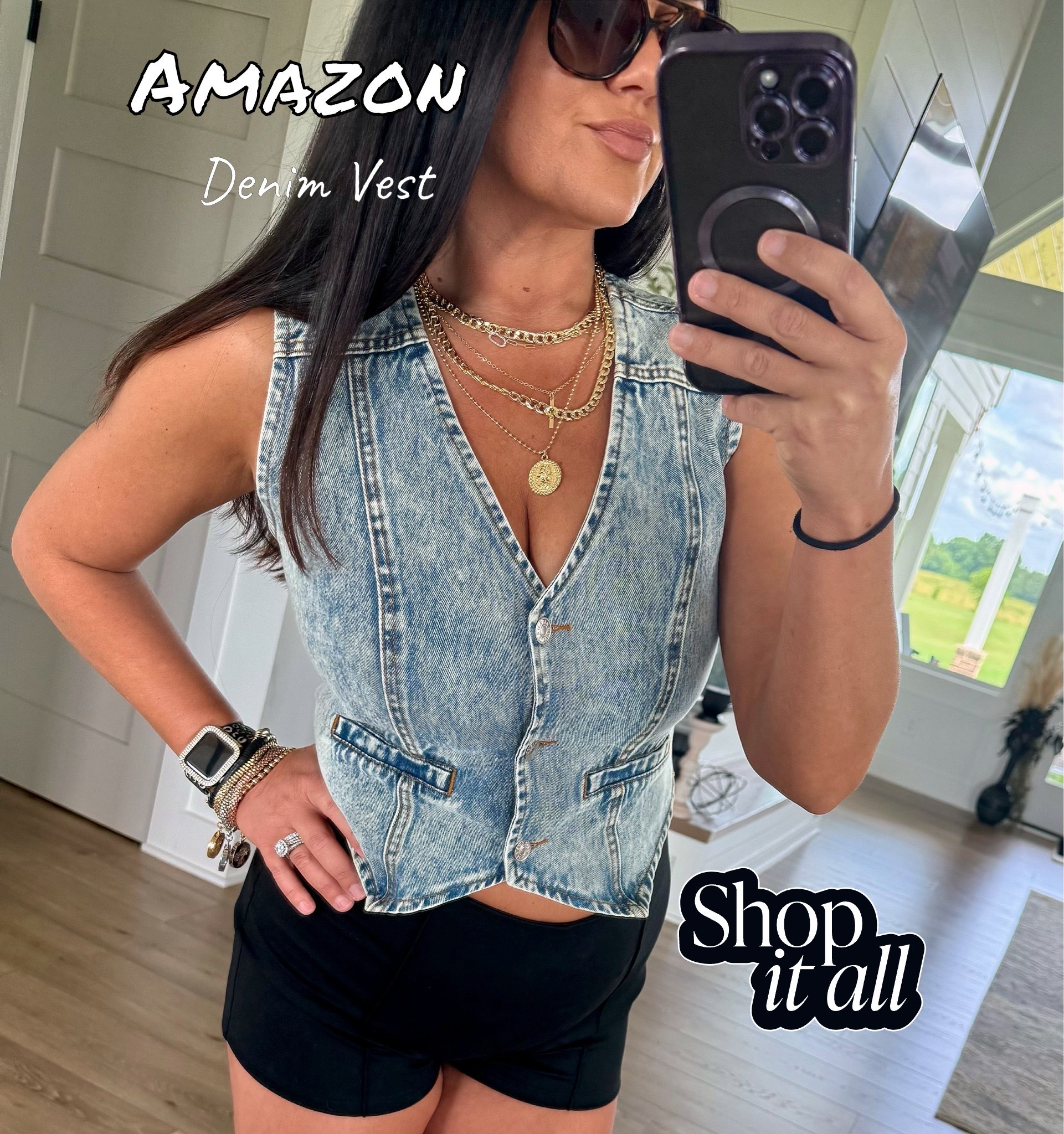 This Amazon denim vest is SO cute and under $35 — you need it! 😍🤍 @amazonfindsandfashion 

#amazonfashion #denimvest #ootd #budgetfashion #affordablestyle #outfitinspo #casualstyle #summeroutfit #fashionfinds #ltkcreator #ltkfinds #ltkunder50 #shopthelook

#LTKootd #LTKMidsize #LTKU
