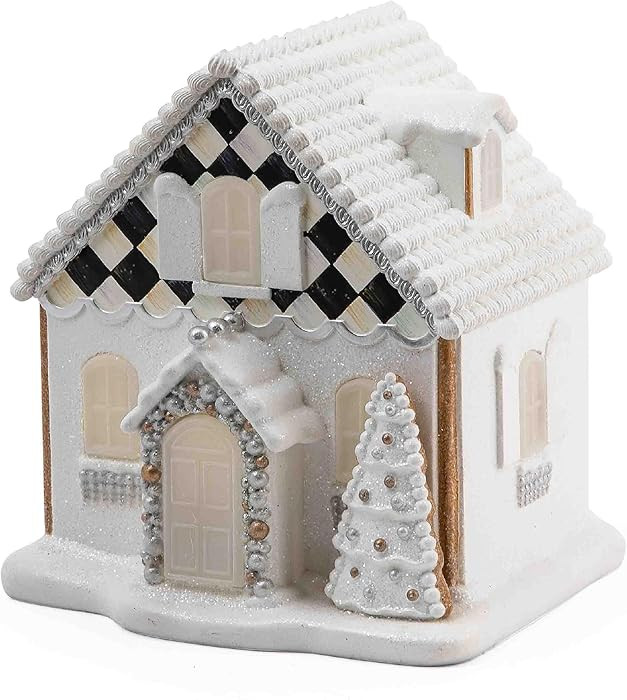 MACKENZIE-CHILDS Gingerbread Illuminated Building, Christmas-Village House Decor, Cottage | Amazon (US)