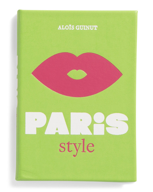 Little Book Of Paris Leather Bound Book | TJ Maxx