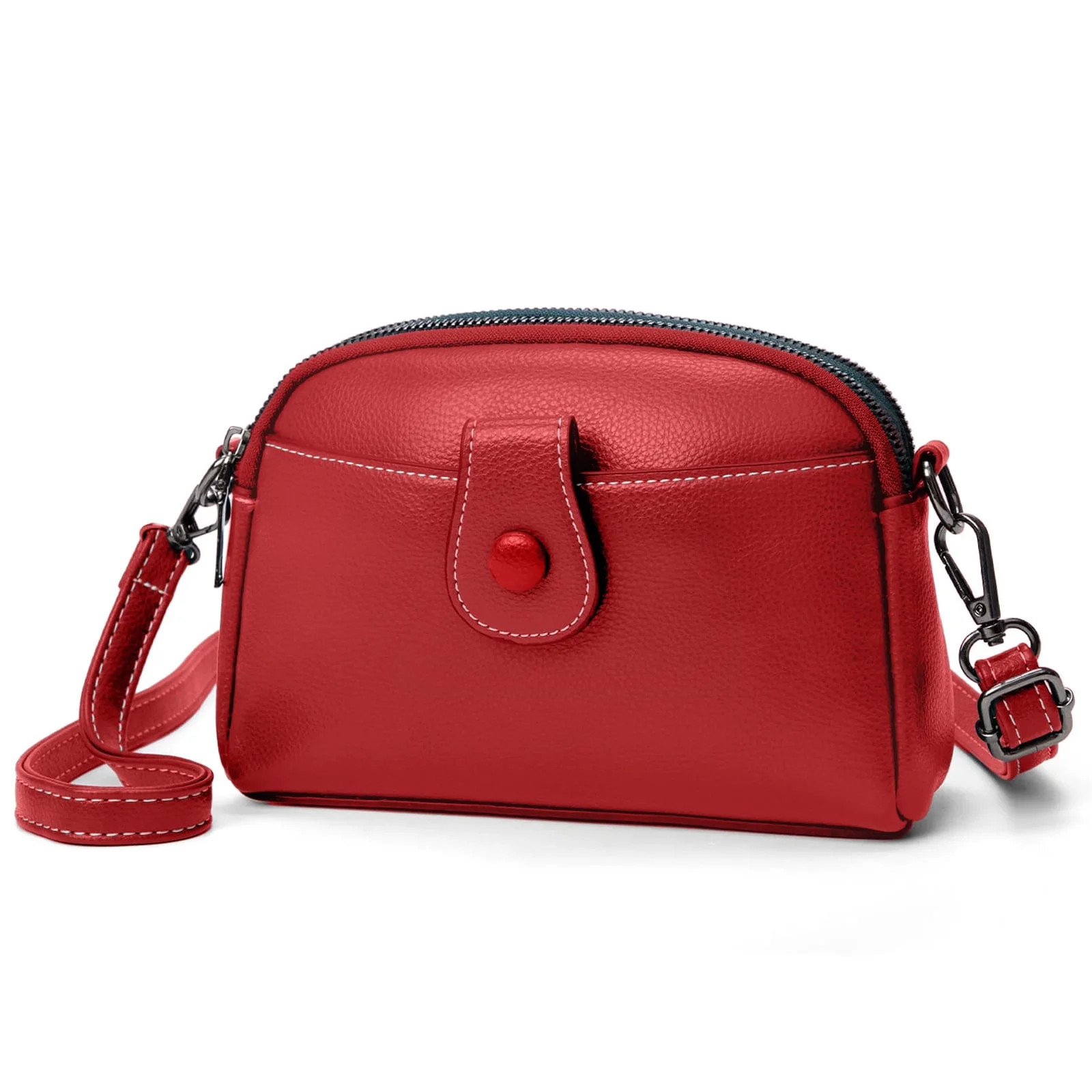 Womens Small Crossbody Bag Shoulder Hand Bags Leather Crossbody Purse for Women Lightweight Adjus... | Walmart (US)