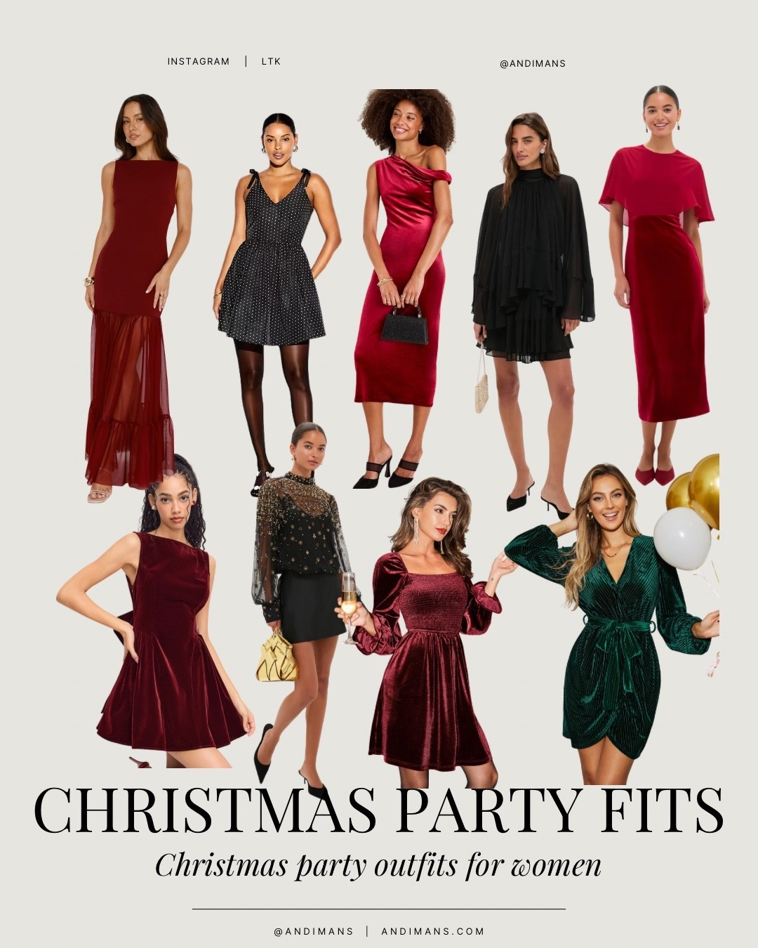 Christmas party outfit ideas for your holiday events!

#LTKSaleAlert #LTKootd #LTKFindsUnder100