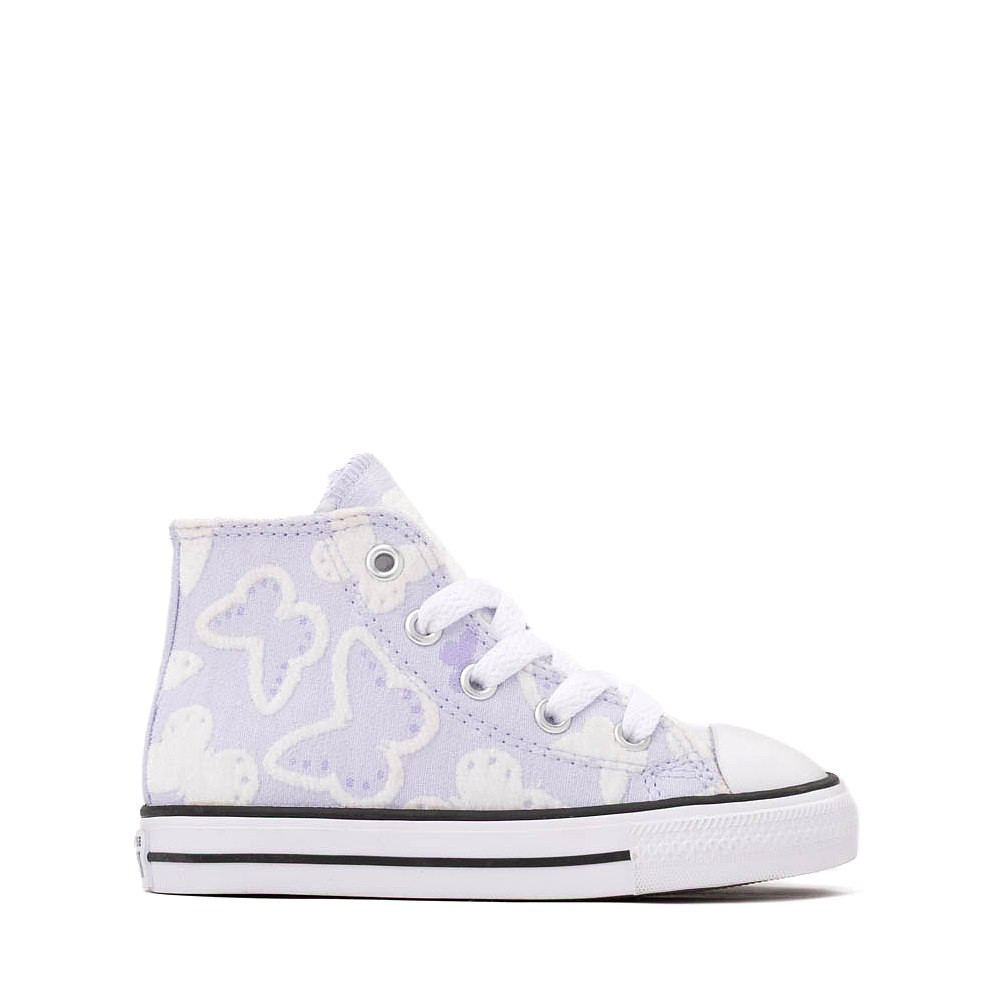 Converse Chuck Taylor All Star High-Top Flocked Butterflies Sneaker - Baby / Toddler - Blueberry ... | Journeys