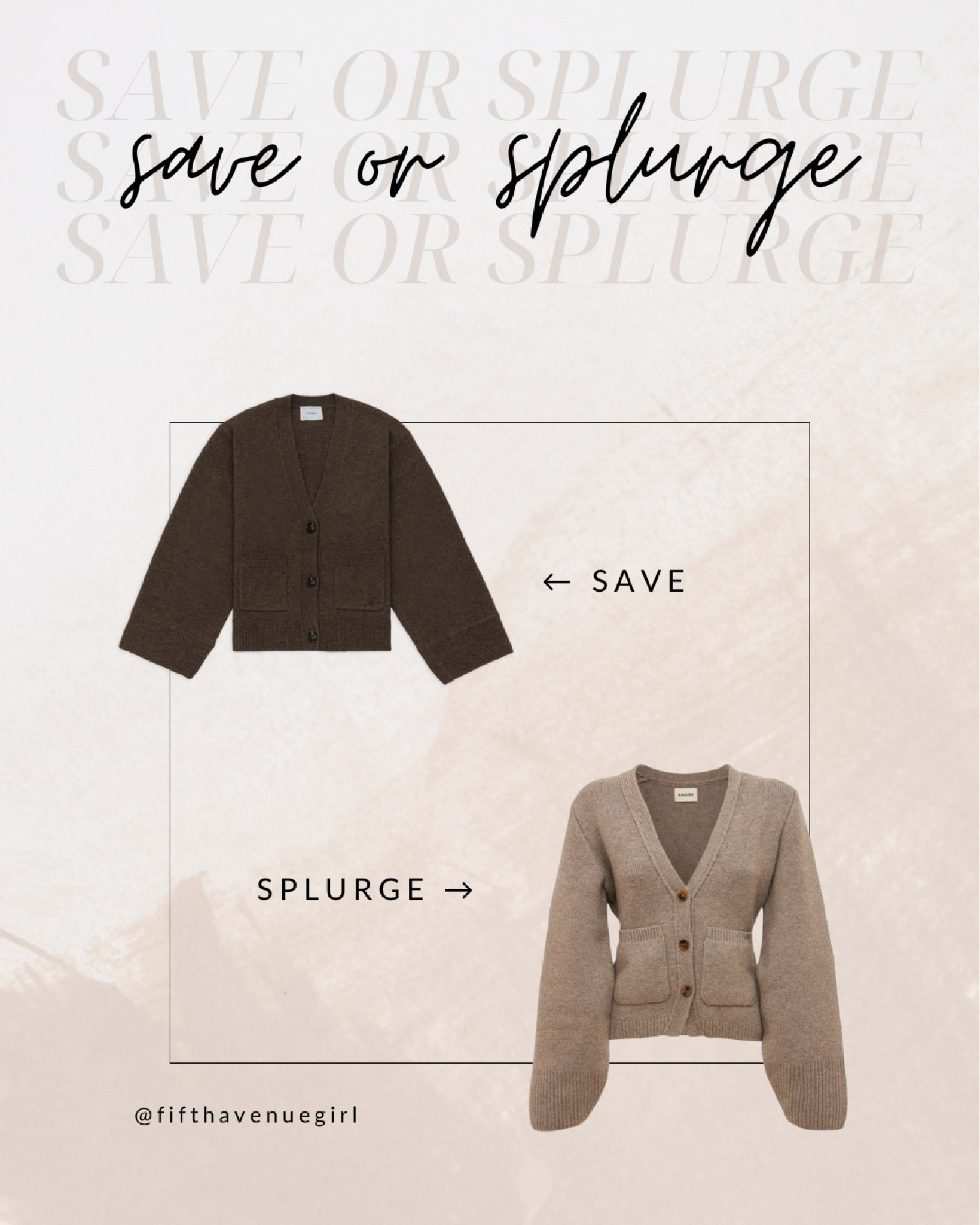 Khaite Scarlet cardigan vs. Axel Arigato dupe.

#LTKSeasonal #LTKStyleTip