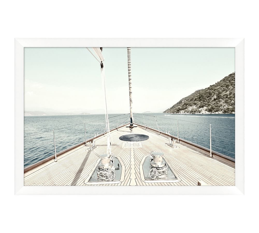Sailing South Framed Print | Pottery Barn (US)