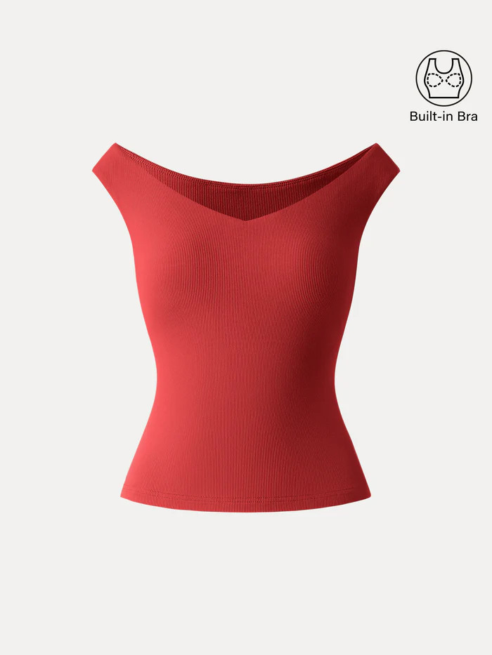 Essential V-neck New Airy Bra Top | OGLmove