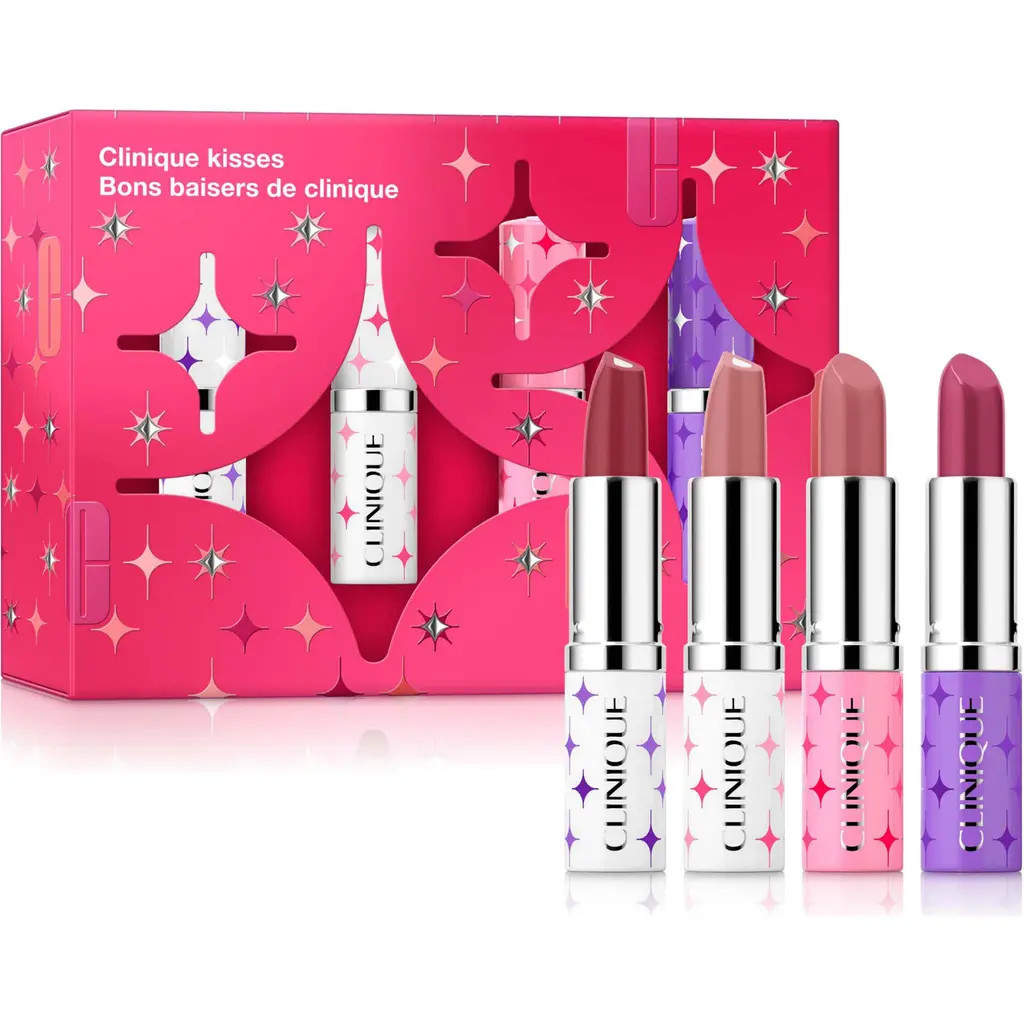 Clinique Kisses: Hydrating Longwear Lipstick Gift Set $108 Value at Nordstrom | Nordstrom
