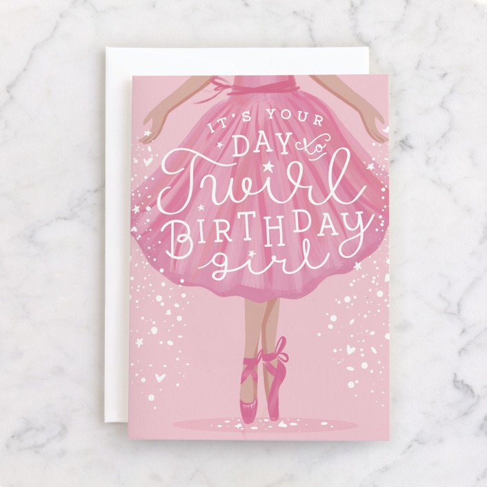 Twirl Birthday Girl | Minted