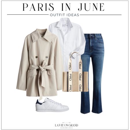 What To Pack For Paris In June
Travel Capsule 
Linen 
Jeans
Sneakers
Trench Coat 

#LTKtravel #LTKover40 #LTKstyletip