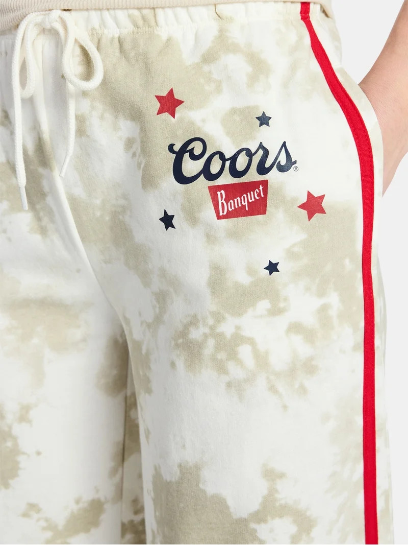 Coors Banquet Women's Graphic Fleece Open Bottom Pants, Sizes XXS-XXL | Walmart (US)