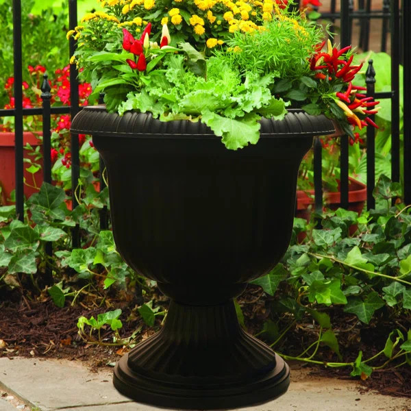 Oneida Resin Urn Planter (Set of 2) | Wayfair North America