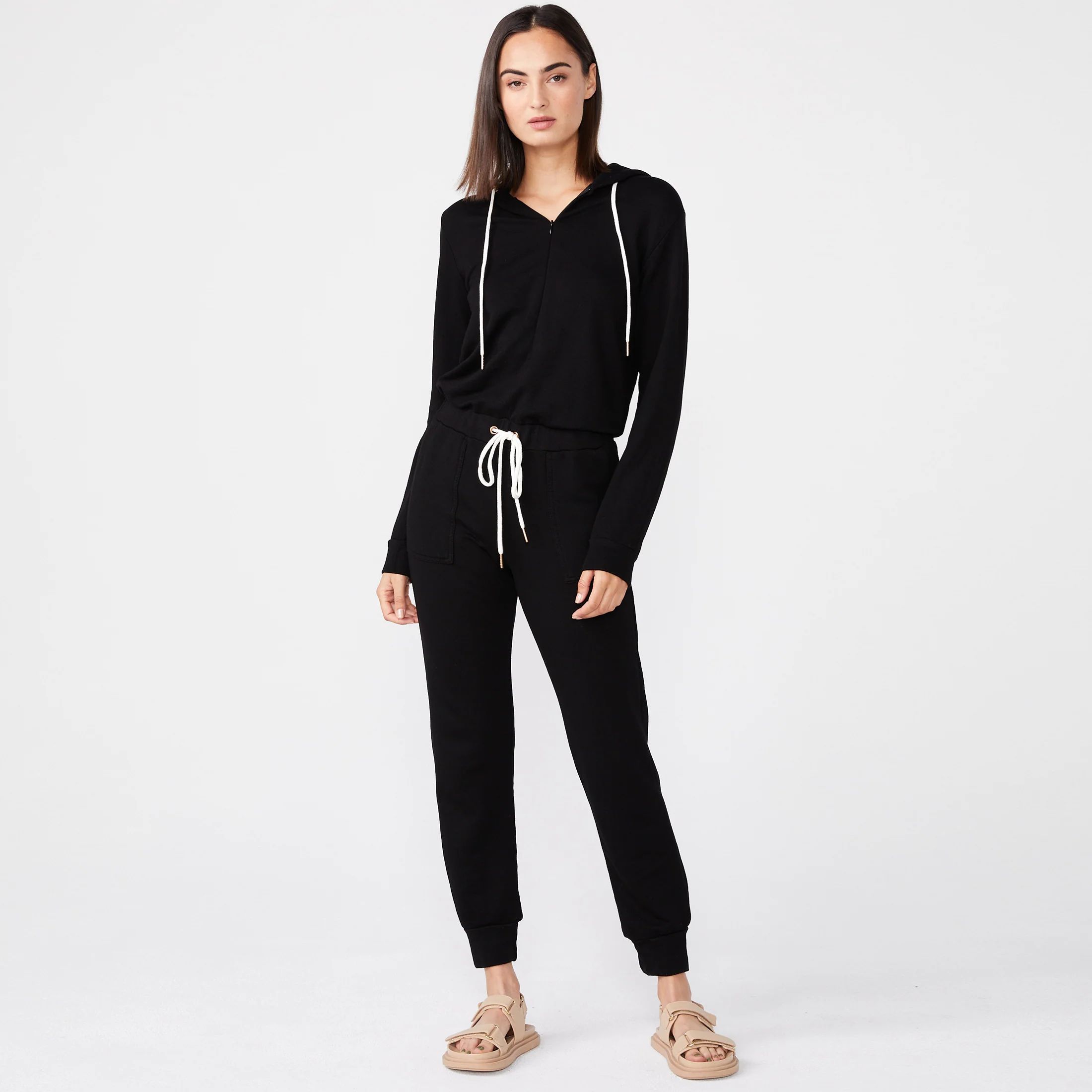 Hooded Jumpsuit | Monrow