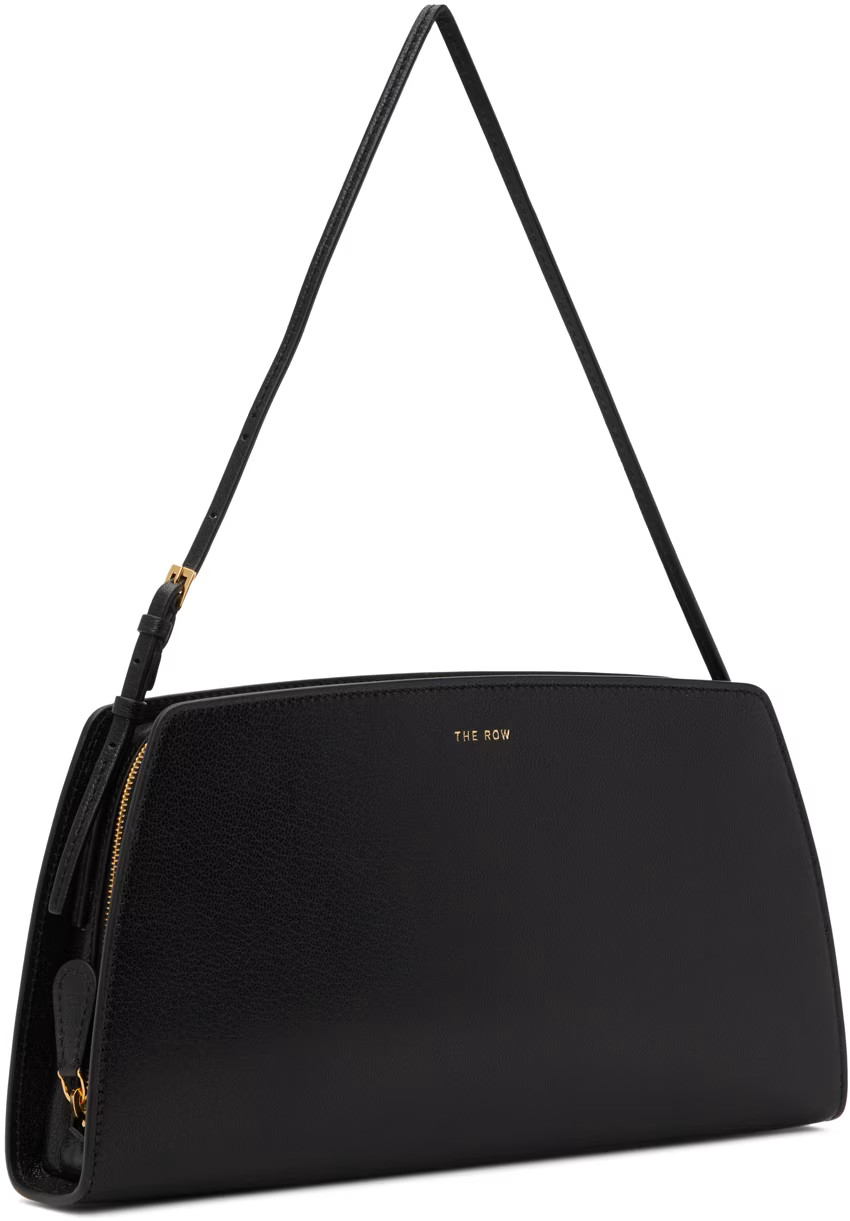 The Row - Black Dalia Baguette Bag | SSENSE