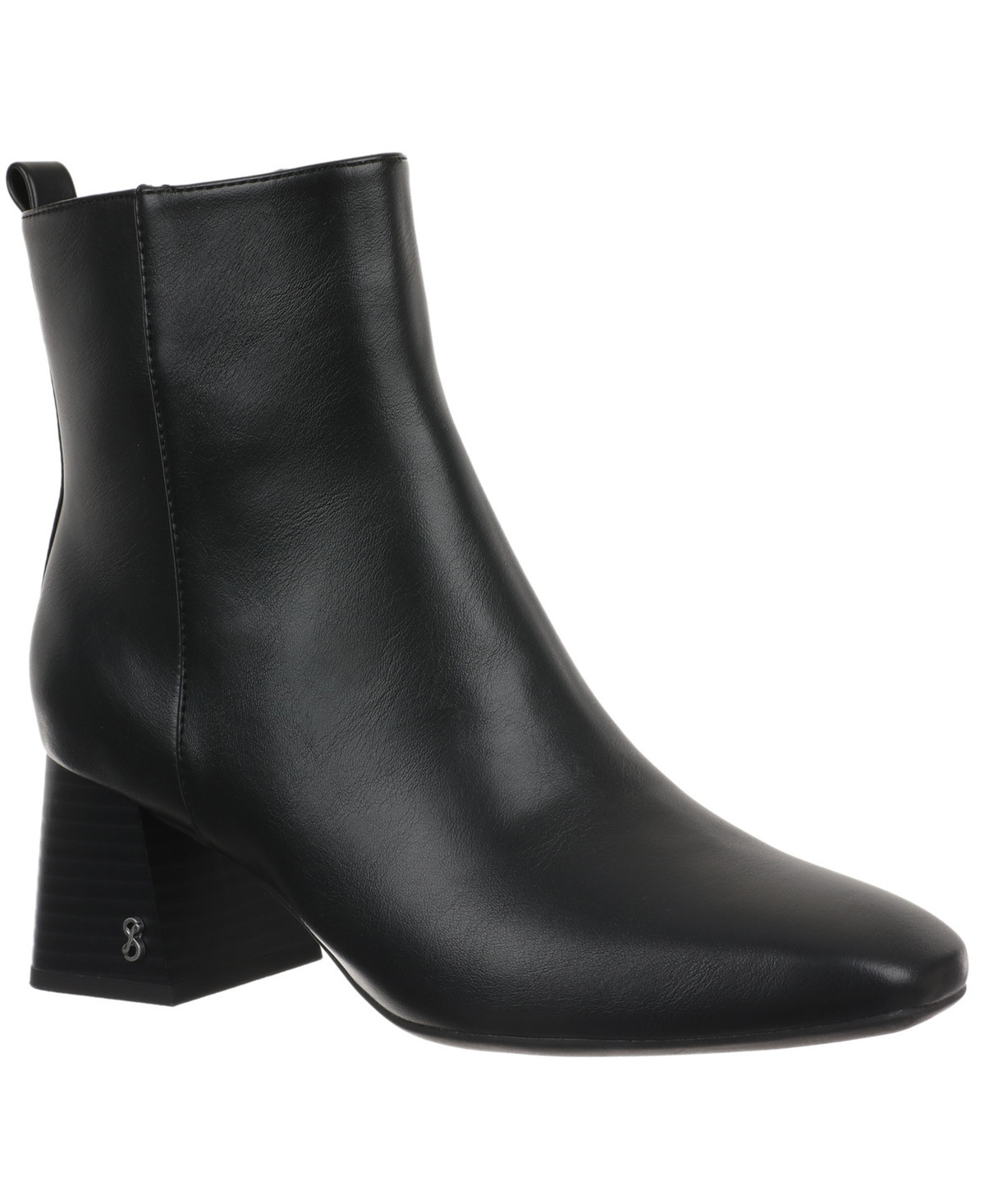 Sam and Libby Women's Yuliana Block Heel Dress Booties - Black | Macy's