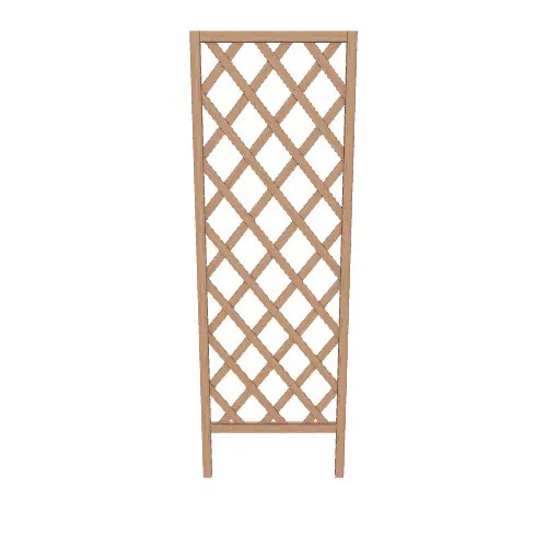 Style Selections 24.02-in W x 72.05-in H Brown wood Garden Trellis For Climbing Plants | Lowe's