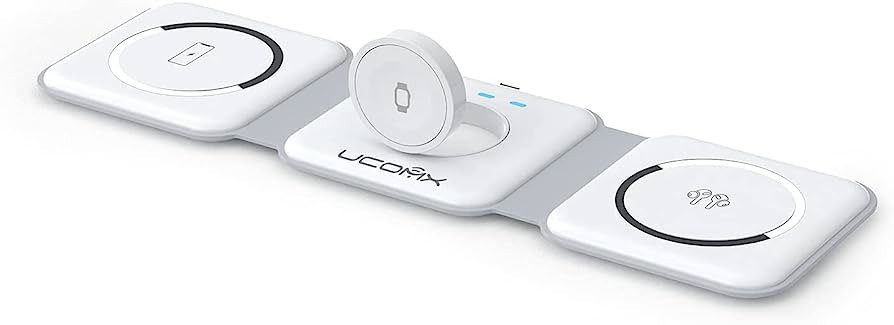 UCOMX Nano 3 in 1 Wireless Charger for iPhone,Magnetic Foldable 3 in 1 Charging Station,Travel Ch... | Amazon (US)