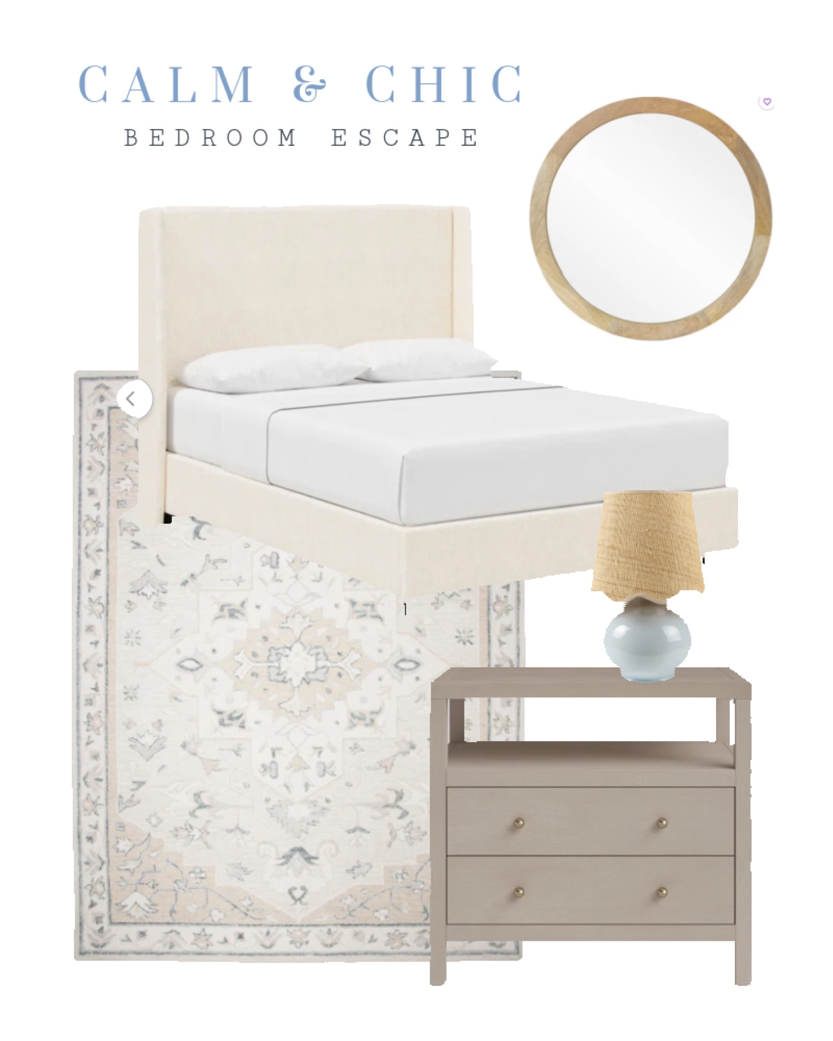 Craving a calm and coastal vibe? These pieces from @wayfair are beautiful and such a great price. We have the bed and love it. #wayfairpartner #wayfair 