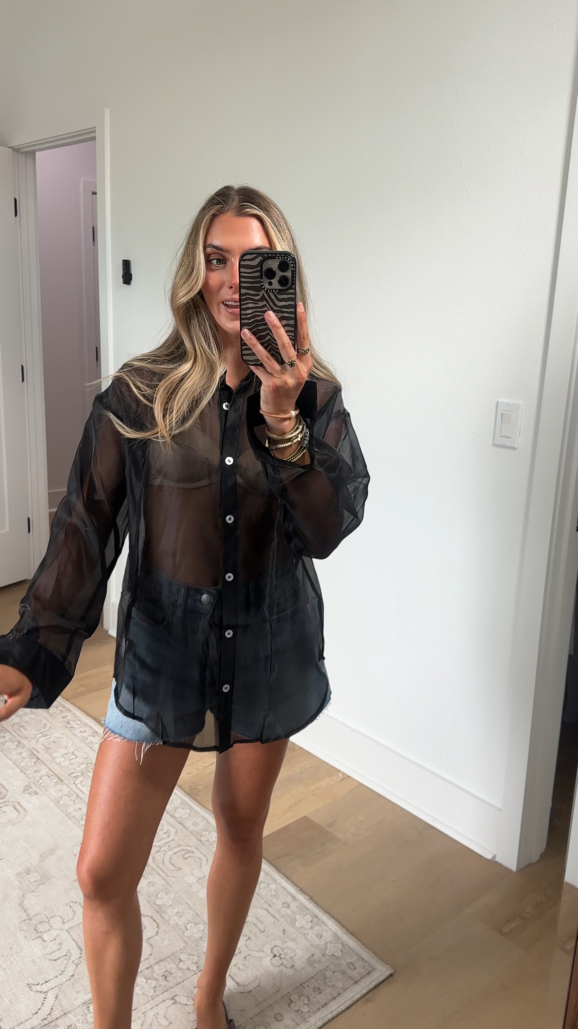 Amazon size small Ainangua Shiny Sheer Top for Women Summer Lightweight Sheer Blouse Sexy See Through Shirts

#LTKootd #LTKSeasonal #LTKSaleAlert