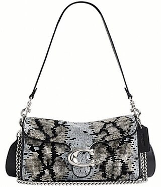 COACH Tabby 26 Beaded Snake Print Shoulder Bag - Snake | Dillard's