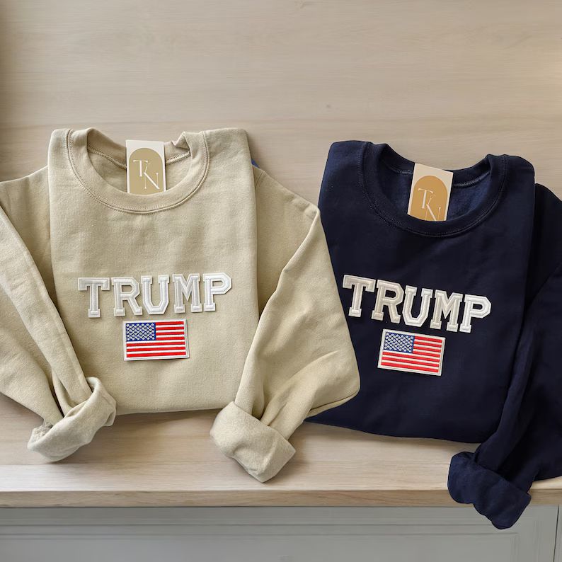 Trump Sweatshirt, Trump 2024, Trump Shirt, Republican Shirt, Republican Gifts, American Flag Swea... | Etsy (US)