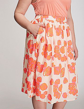 Floral Circle Skirt | Lane Bryant (US)