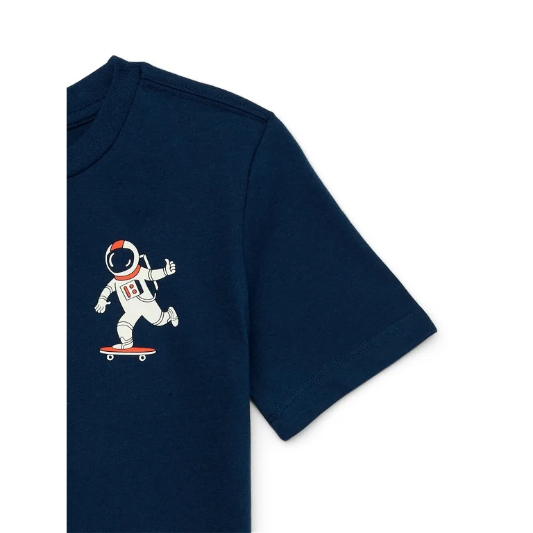 365 Kids by Garanimals Boys Graphic Tee with Short Sleeves, Sizes 4-10 | Walmart (US)