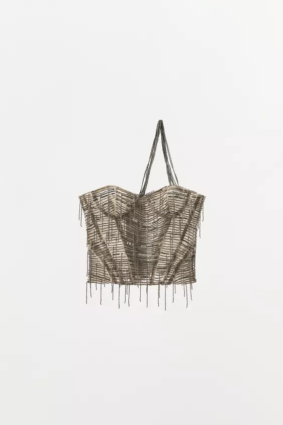 LIMITED EDITION BEADED SEQUIN CORSET | Zara US