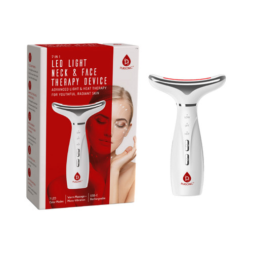 7-Color LED Light Therapy Neck & Face Device | Ulta