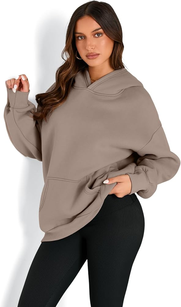 Trendy Queen Womens Oversized Hoodies Fleece Sweatshirts Long Sleeve Sweaters Pullover Fall Outfi... | Amazon (US)