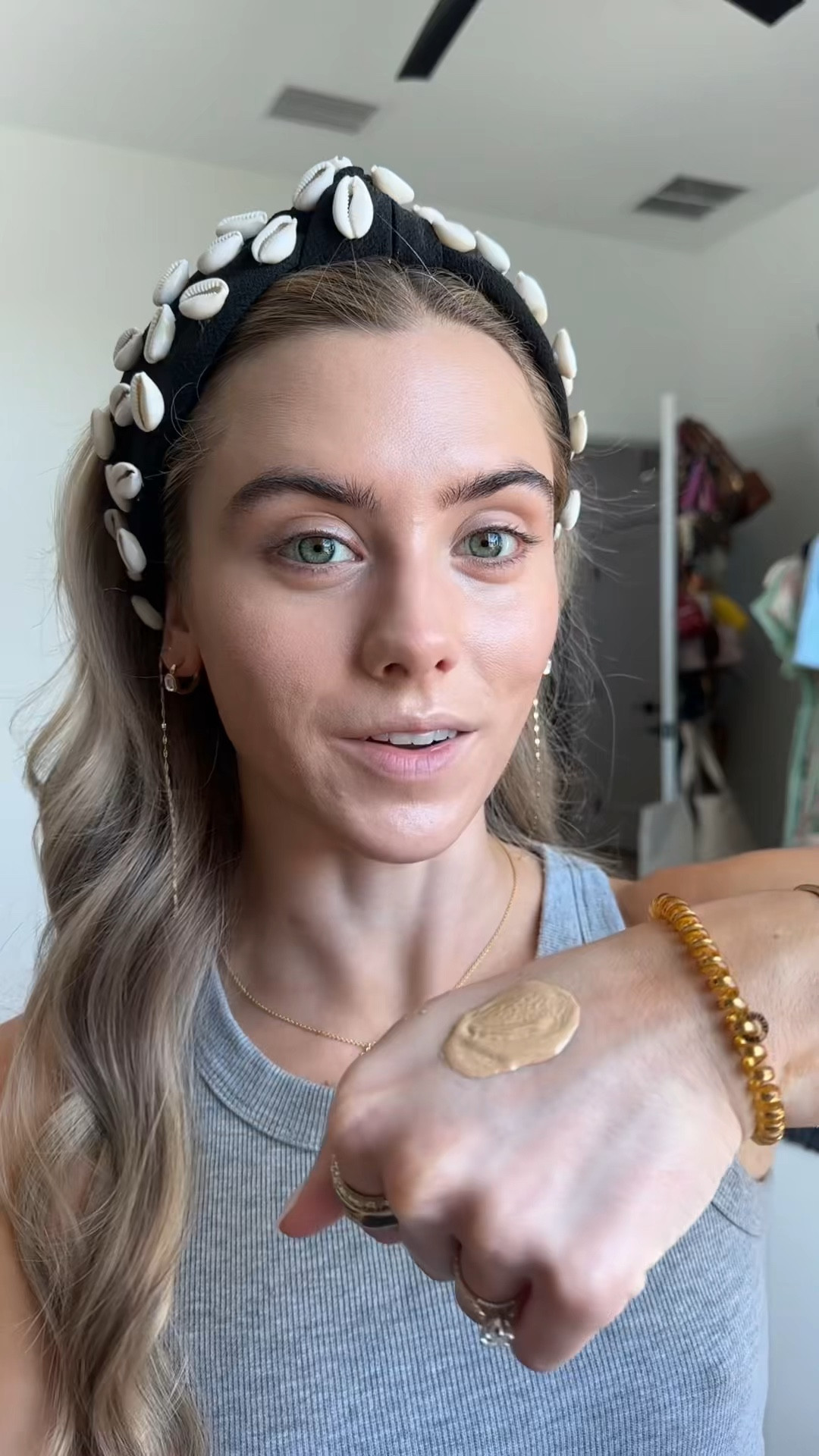 Glow and protect with this radiant, daily wear SPF 38 with a silky, serum-like texture that feels weightless on skin. This hybrid formula melts into skin instantly with no white cast, no stickiness, and no pilling. This smooth, luminous finish wears beautifully on its own or as the perfect base under makeup. Designed for effortless daily use, it hydrates, helps brighten, and supports a healthy skin barrier while providing UVA/UVB protection and a subtle, refreshing melon scent. @koparibeauty 

#LTKgrwm #LTKBeauty #LTKselfcare